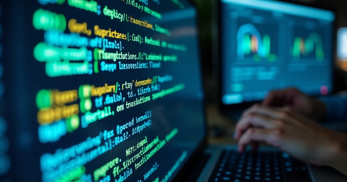Automação de scripts de infraestrutura em tela com gráficos de performance